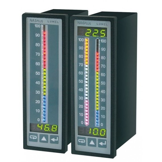 Instrument de măsură (1 canal) programabil, cu bară grafică multicoloră - Lumel NA5PLUS