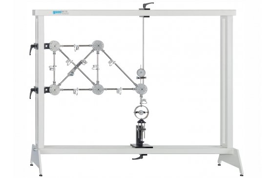 Forces in an over determinate truss