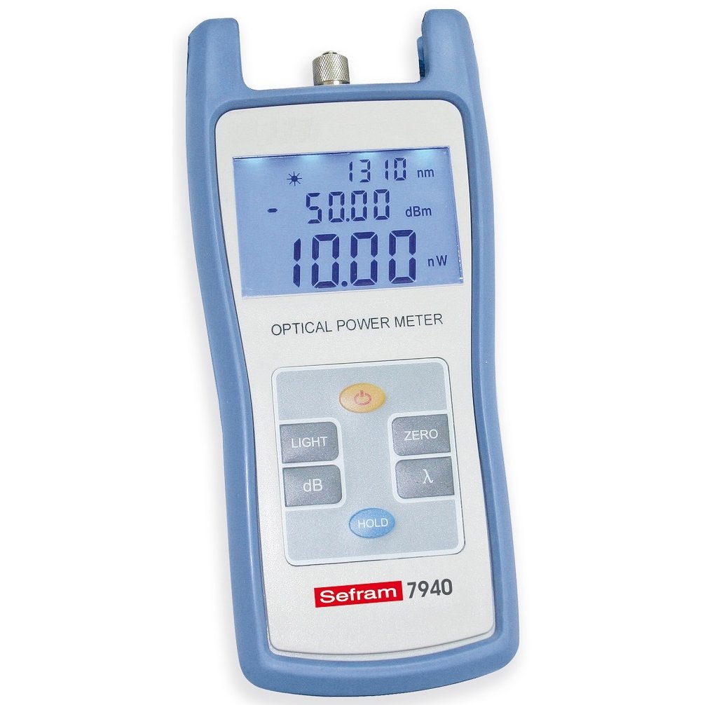 Powermetru optic portabil (pentru 5 lungimi de undă) - Sefram 7940