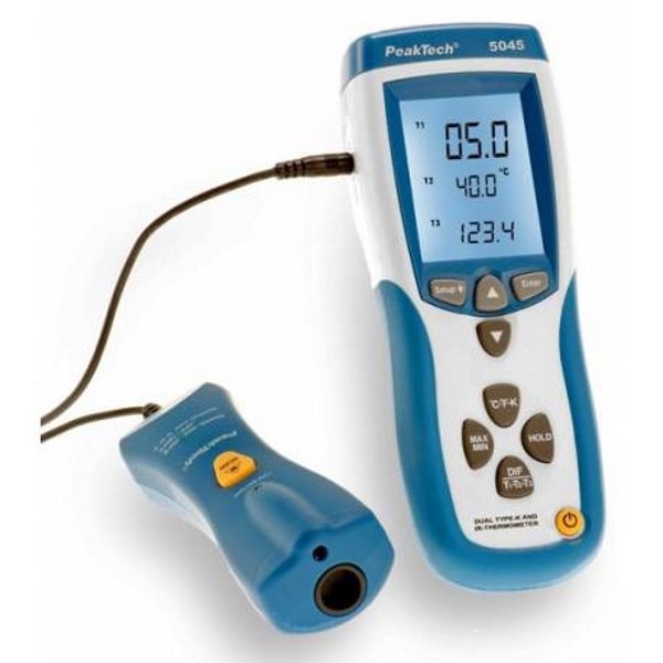 P5045 - Proffessional Dual (Typ K & IR) Thermomete