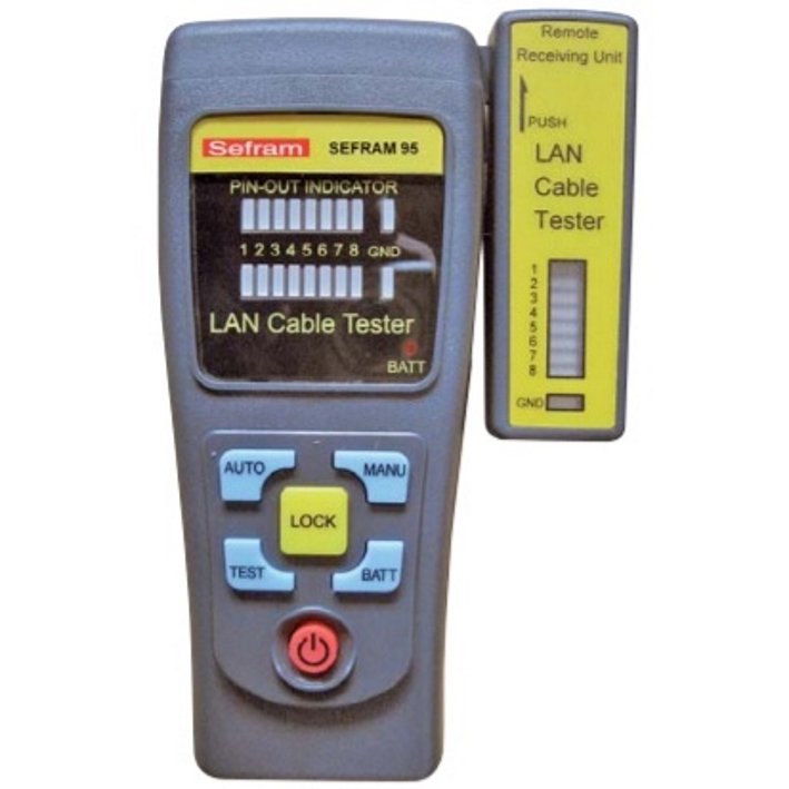 Tester cabluri rețele informatice - Sefram 95
