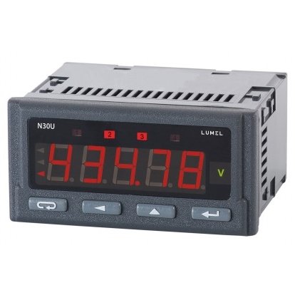 Instrument de măsură digital, programabil, pentru temperatură, rezistență și semnale standard - Lumel N30U 