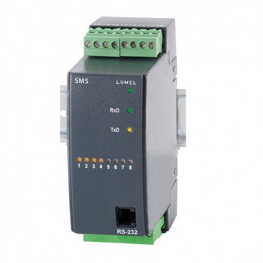Modul cu 8 canale, cu intrari tip logic - Lumel SM5