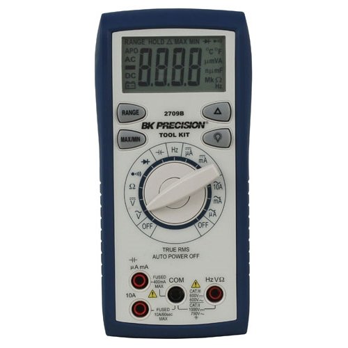 BK2709B - Auto Ranging TRMS DMM (measures capacitance & frequency)