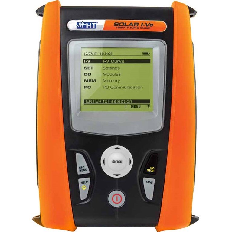 Instrument multifunctional pentru trasarea curbei I-V (1500 V) - HT SOLAR I-Ve