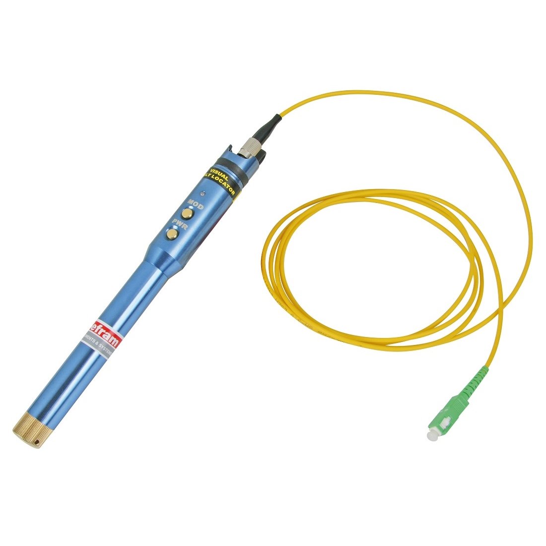 Sursă de lumină economică (650nm), vizibilă, pentru verificare continuitate fibră optică - Sefram 7950