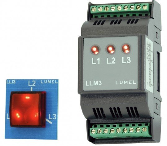 Instrument monitorizare prezență tensiune în rețele trifazate - Lumel LLM3 