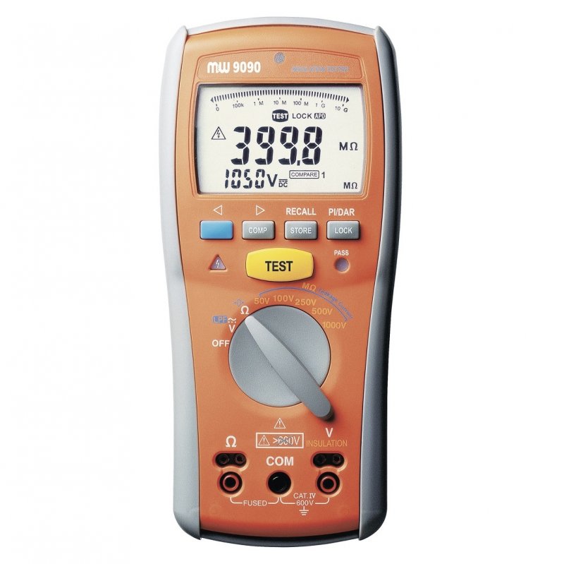 Multimetru digital  & Tester rezistență izolație - Sefram MW9090