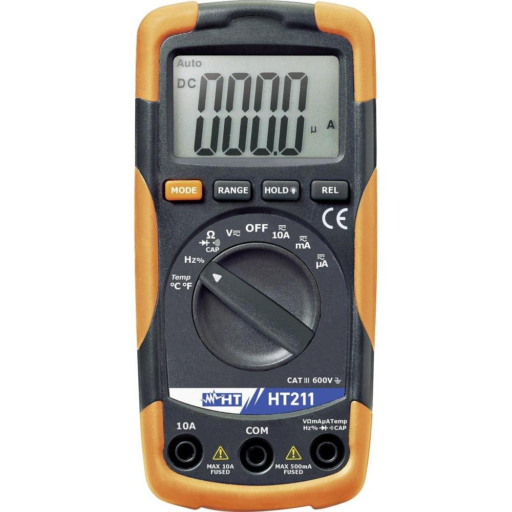 Multimetru compact (AC & DC 1000V / 10A, cu măsurare temperatură) - HT211
