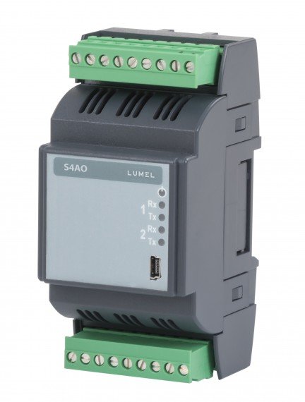 Modul cu 4 ieșiri analogice - Lumel S4AO