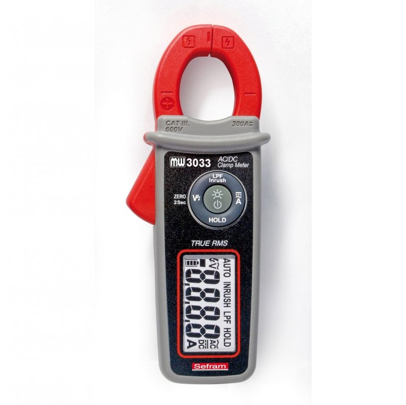 Clește ampermetric miniatural  TRMS AC / DC (300AAC/300ADC) - Sefram MW3033